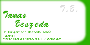 tamas beszeda business card
